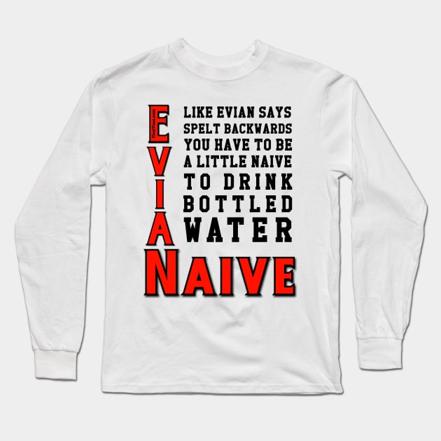 Ban Plastic Water Bottles Long Sleeve T-Shirt by FirstTees